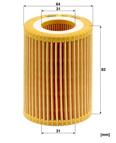 MANN-FILTER HU 7003 x EAN: 4011558024680.