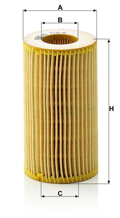 MANN-FILTER HU 718/6 x EAN: 4011558297206.