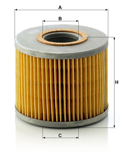 MANN-FILTER H 1018/2 N EAN: 4011558256302.