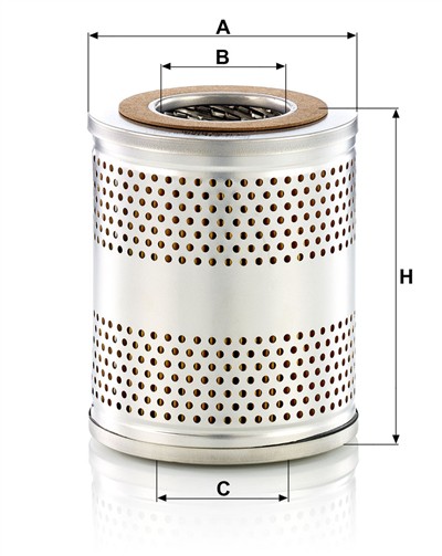 MANN-FILTER H 1263/1 X EAN: 4011558259204.