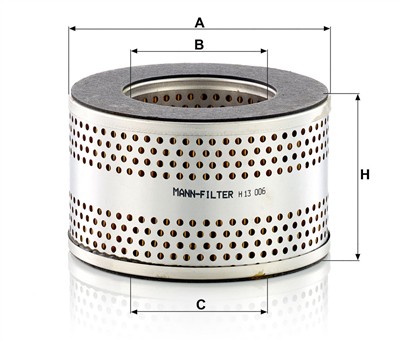 MANN-FILTER H 13 006 x EAN: 4011558078904.