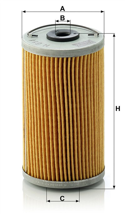 MANN-FILTER H 614 n EAN: 4011558251307.