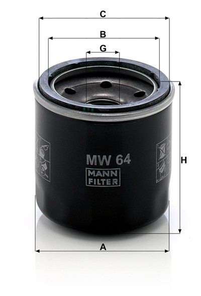 MANN-FILTER MW 64 EAN: 4011558842505.