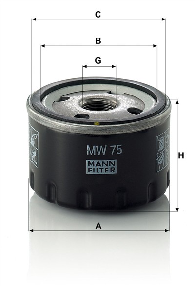 MANN-FILTER MW 75 EAN: 4011558843908.
