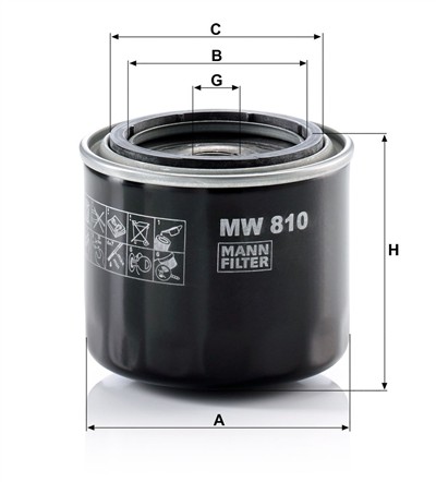 MANN-FILTER MW 810 EAN: 4011558841805.
