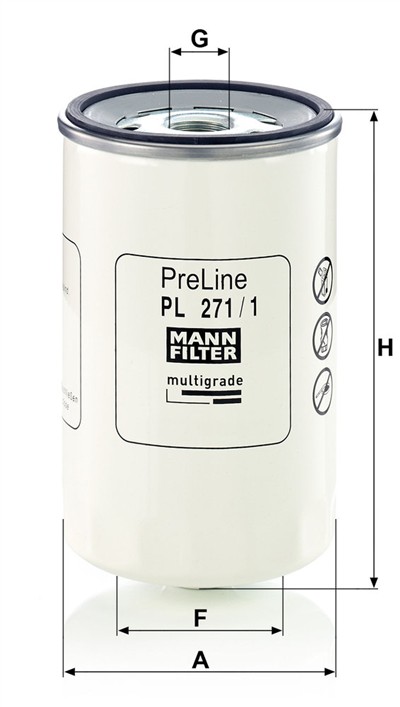 MANN-FILTER PL 271/1 EAN: 4011558019372.