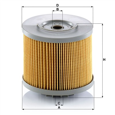 MANN-FILTER P 1244 x EAN: 4011558601300.