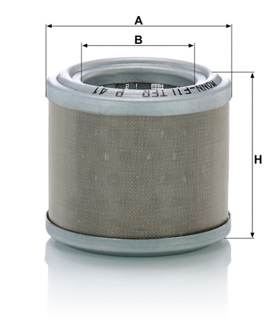 MANN-FILTER P 41 EAN: 4011558830007.