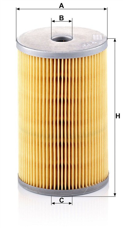 MANN-FILTER P 725 X EAN: 4011558553708.