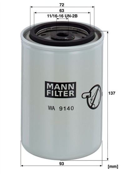 MANN-FILTER WA 9140 EAN: 4011558792404.