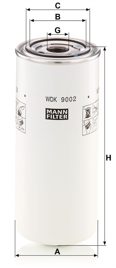 MANN-FILTER WDK 9002 EAN: 4011558092450.