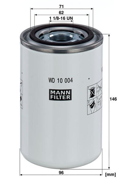 MANN-FILTER WD 10 004 EAN: 4011558063269.