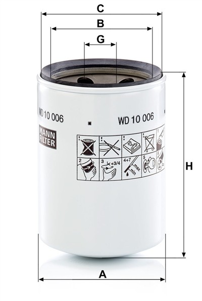 MANN-FILTER WD 10 006 EAN: 4011558078690.