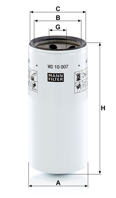 MANN-FILTER WD 10 007 EAN: 4011558078720.