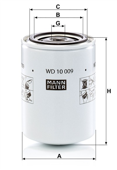 MANN-FILTER WD 10 009 EAN: 4011558079598.