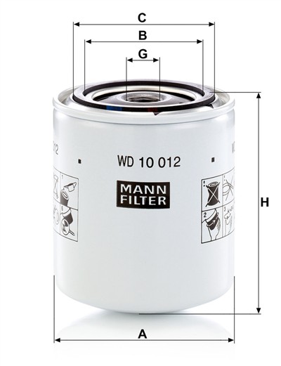 MANN-FILTER WD 10 012 EAN: 4011558079178.