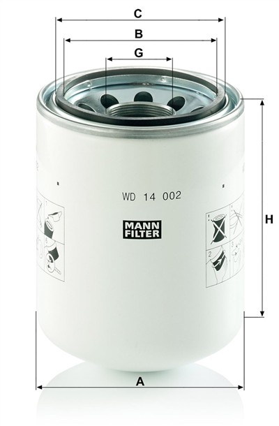 MANN-FILTER WD 14 002 EAN: 4011558077105.