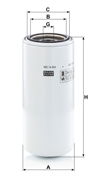 MANN-FILTER WD 14 004 EAN: 4011558081980.
