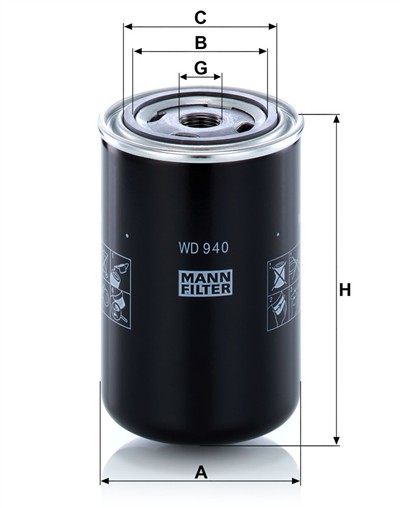 MANN-FILTER WD 940 EAN: 4011558850203.
