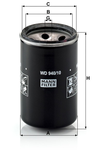MANN-FILTER WD 940/10 EAN: 4011558005214.