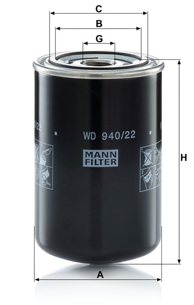 MANN-FILTER WD 940/22 EAN: 4011558083724.