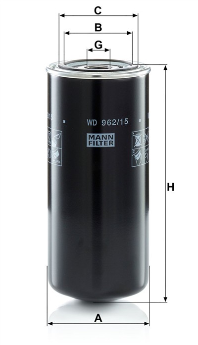 MANN-FILTER WD 962/15 EAN: 4011558083816.