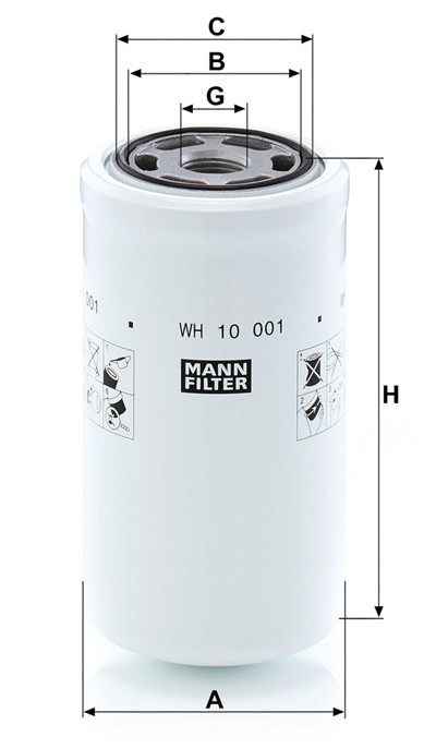 MANN-FILTER WH 10 001 EAN: 4011558078126.