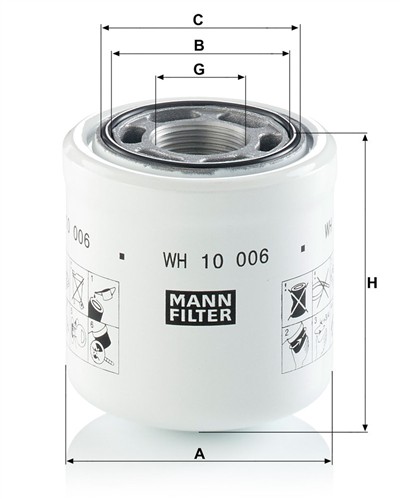 MANN-FILTER WH 10 006 EAN: 4011558081478.