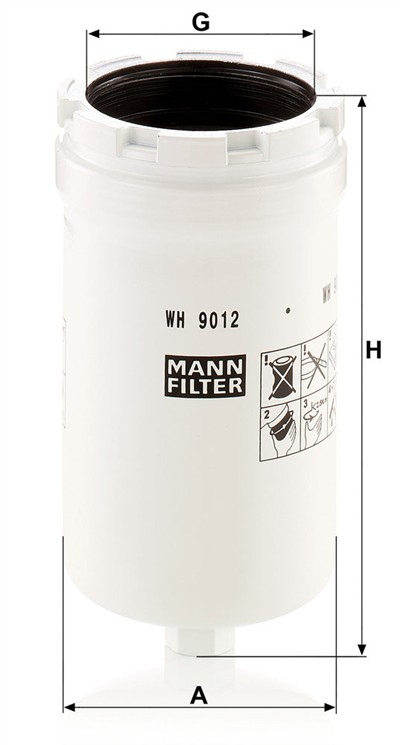 MANN-FILTER WH 9012 EAN: 4011558090982.