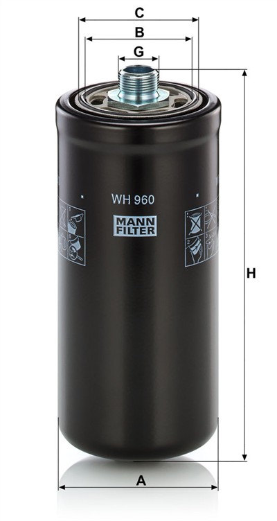 MANN-FILTER WH 960 EAN: 4011558820572.
