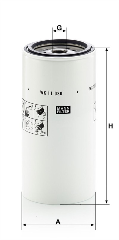 MANN-FILTER WK 11 030 X EAN: 4011558057411.