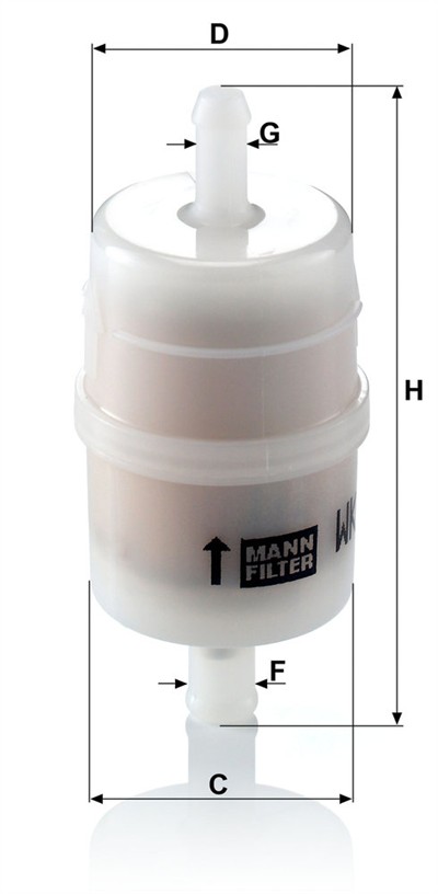 MANN-FILTER WK 32/6 EAN: 4011558912406.