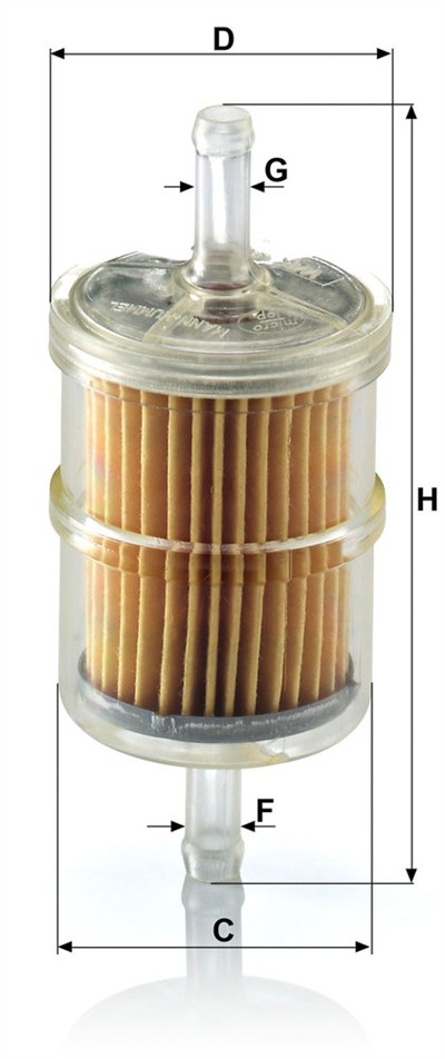 MANN-FILTER WK 42/2 EAN: 4011558904005.