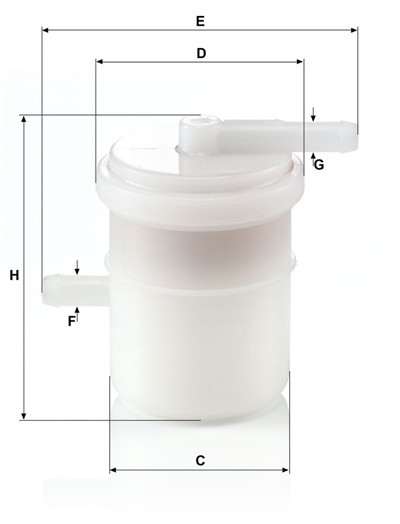 MANN-FILTER WK 42/81 EAN: 4011558910709.