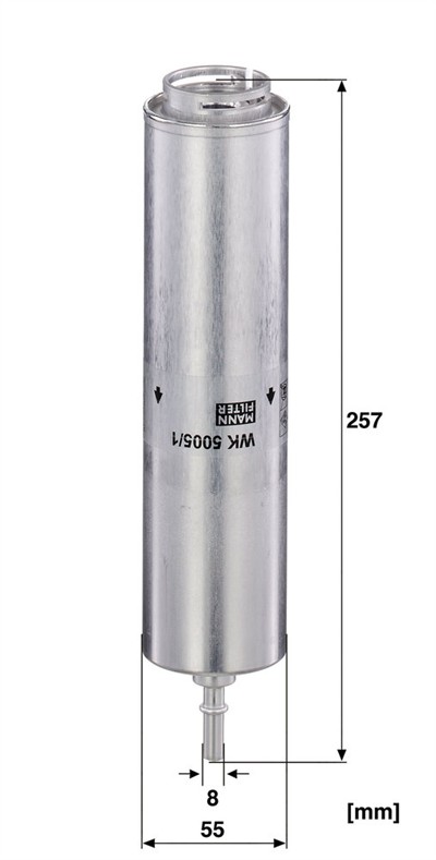 MANN-FILTER WK 5005/1 EAN: 4011558663896.
