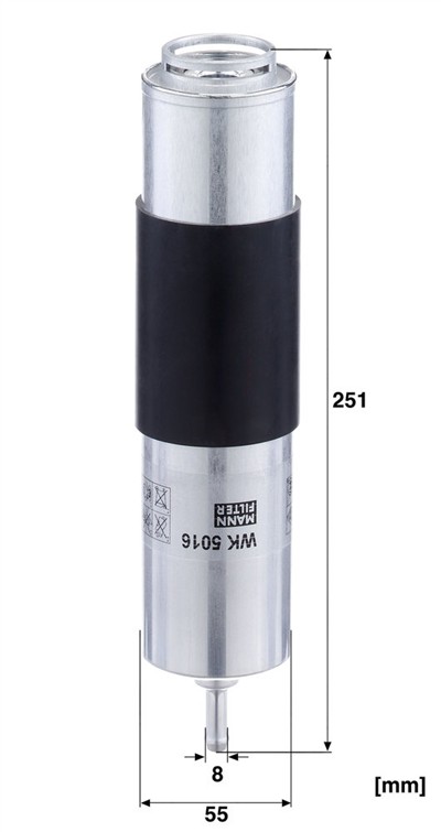 MANN-FILTER WK 5016 EAN: 4011558666415.