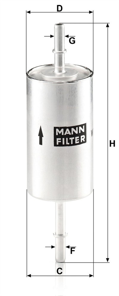 MANN-FILTER WK 512/1 EAN: 4011558933401.