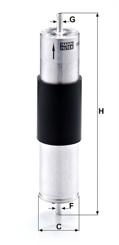MANN-FILTER WK 521/3 EAN: 4011558940409.