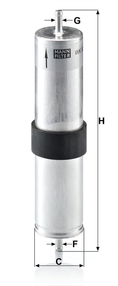 MANN-FILTER WK 521/4 EAN: 4011558940508.