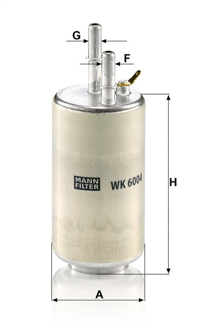 MANN-FILTER WK 6004 EAN: 4011558016678.