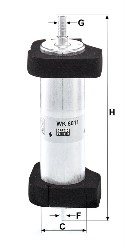 MANN-FILTER WK 6011 EAN: 4011558021177.