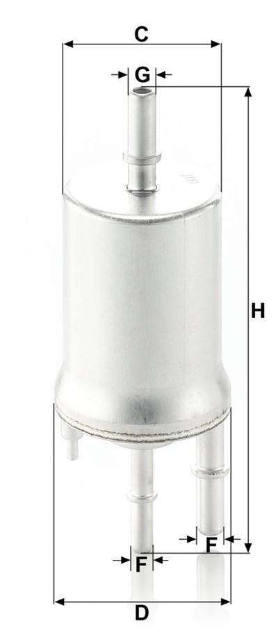MANN-FILTER WK 6015 EAN: 4011558026431.
