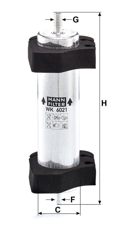 MANN-FILTER WK 6021 EAN: 4011558038700.