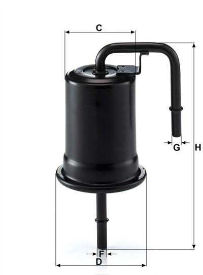 MANN-FILTER WK 614/45 EAN: 4011558947101.