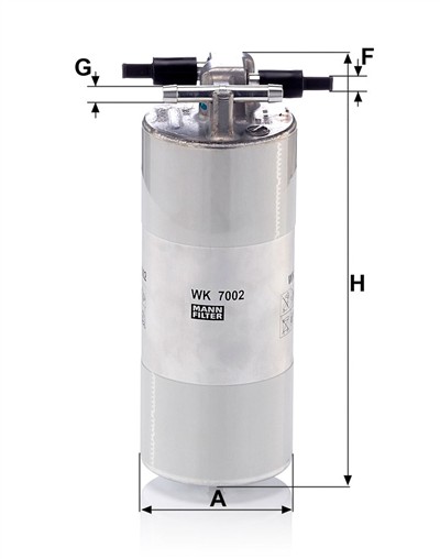 MANN-FILTER WK 7002 EAN: 4011558056094.