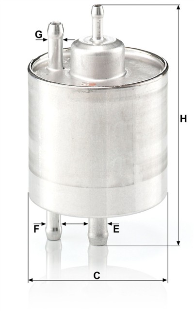 MANN-FILTER WK 711/1 EAN: 4011558916800.