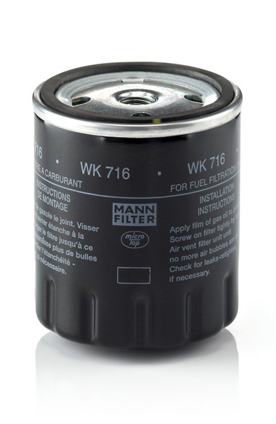 MANN-FILTER WK 716 EAN: 4011558938208.