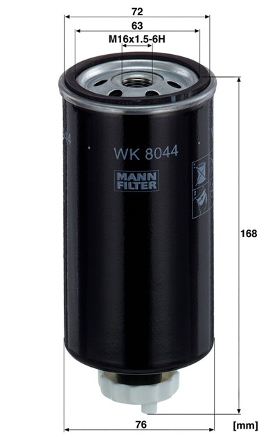 MANN-FILTER WK 8044 X EAN: 4011558047733.