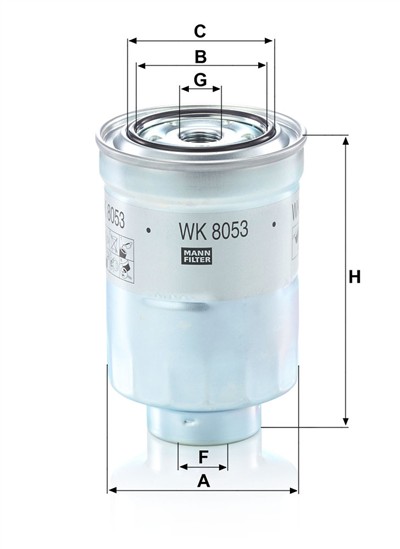 MANN-FILTER WK 8053 Z EAN: 4011558057145.