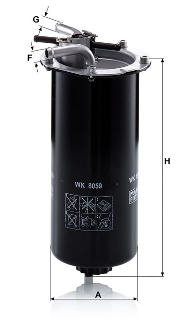 MANN-FILTER WK 8059 EAN: 4011558333942.